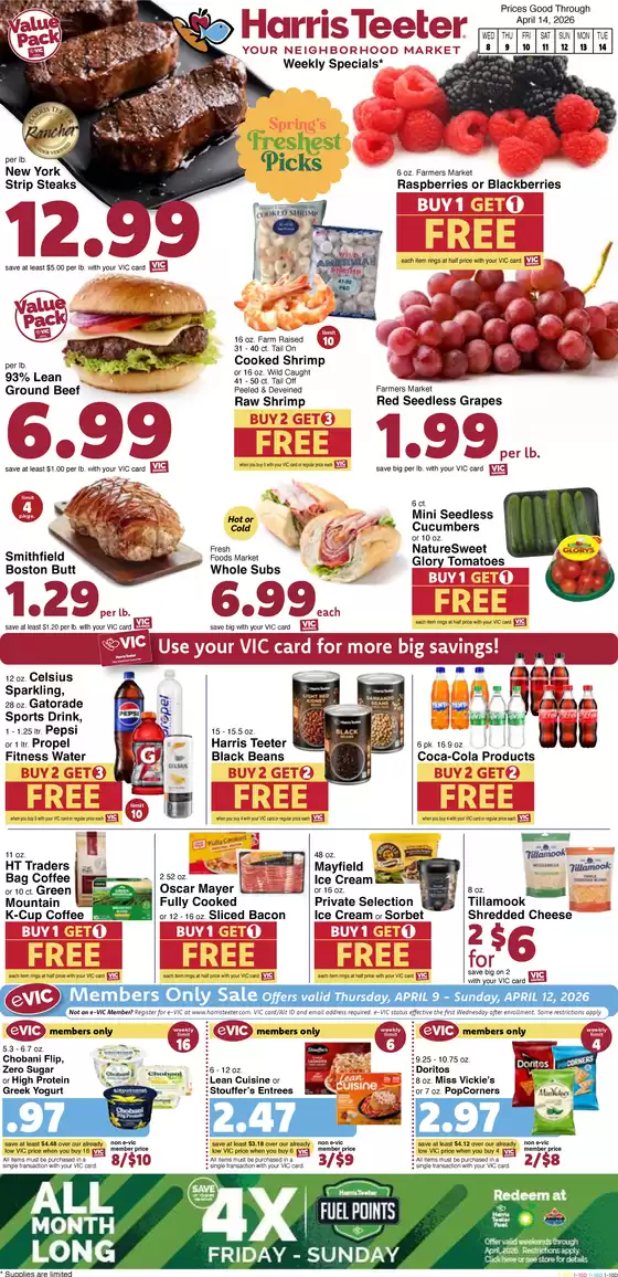 Harris Teeter catalogue in Silver Spring MD | Our best deals for you | 2026-04-08T00:00:00.000Z - 2026-04-14T00:00:00.000Z