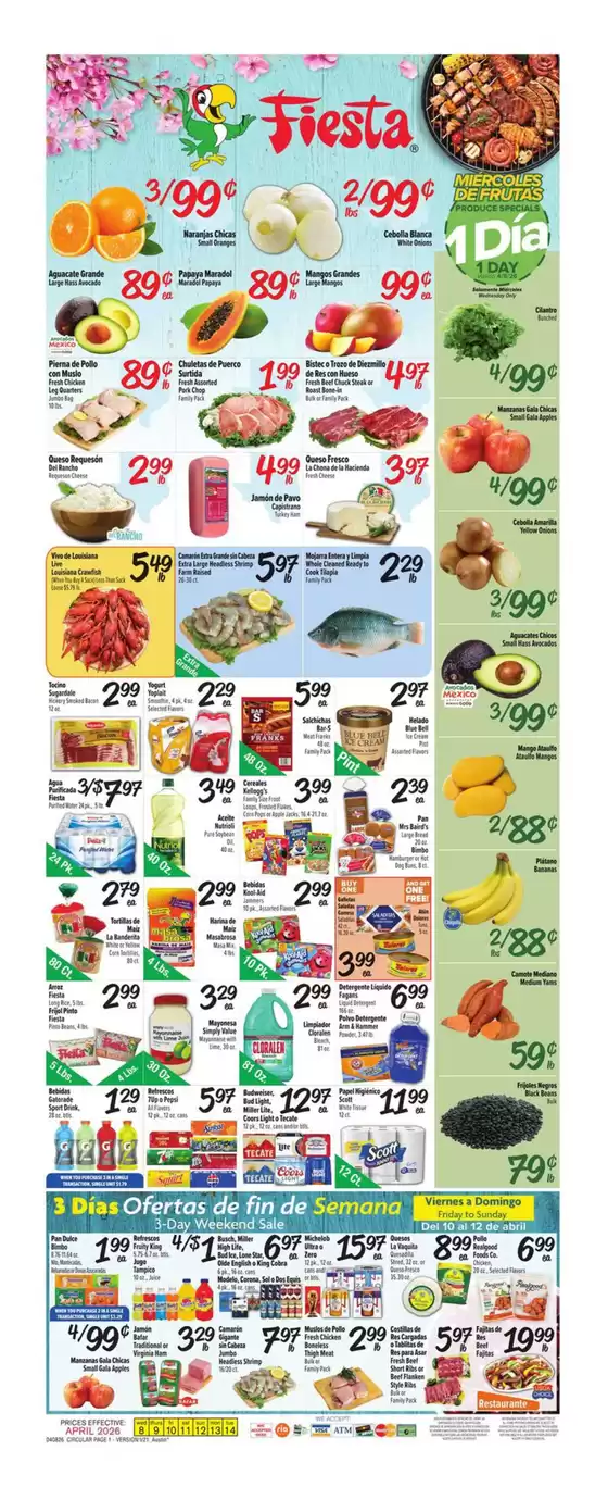 Fiesta Mart catalogue | Current special promotions | 2026-04-08T00:00:00.000Z - 2026-04-14T00:00:00.000Z