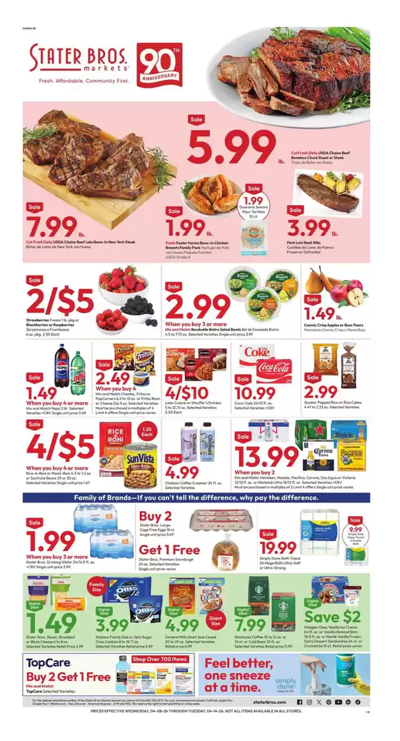 Stater Bros catalogue in Los Angeles CA | Flyer | 2026-04-08T00:00:00.000Z - 2026-04-14T00:00:00.000Z