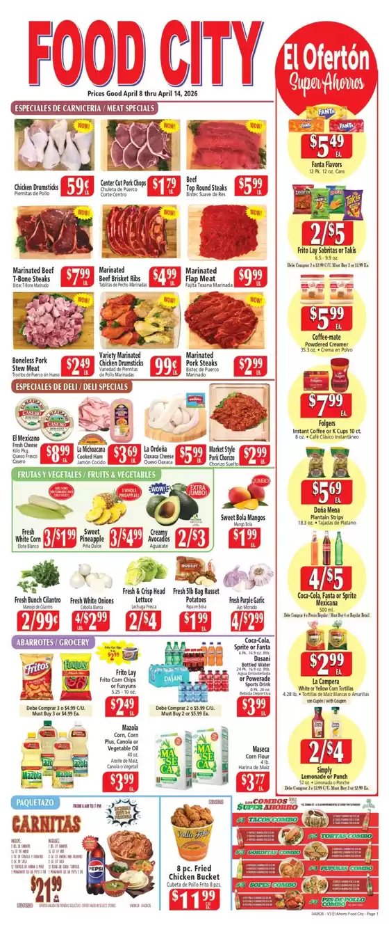 El Ahorro catalogue | Current deals and offers | 2026-04-08T00:00:00.000Z - 2026-04-14T00:00:00.000Z