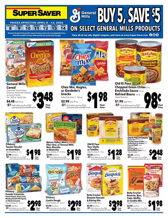 Super Saver catalogue | Exclusive bargains | 2026-04-08T00:00:00.000Z - 2026-04-14T00:00:00.000Z