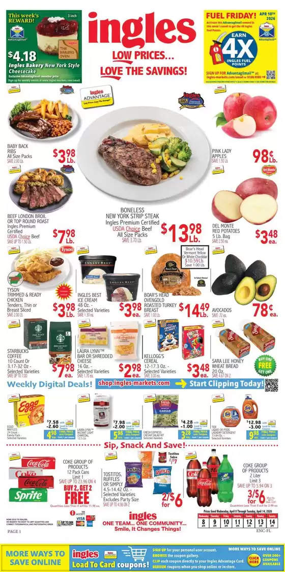 Ingles Markets catalogue | Our best offers for you | 2026-04-08T00:00:00.000Z - 2026-04-14T00:00:00.000Z