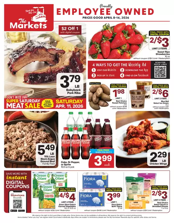 The Markets catalogue | The Markets weekly ad | 2026-04-08T00:00:00.000Z - 2026-04-14T00:00:00.000Z