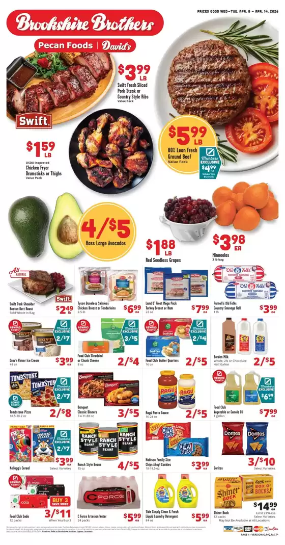 Brookshire Brothers catalogue | Wide range of offers | 2026-04-08T00:00:00.000Z - 2026-04-14T00:00:00.000Z