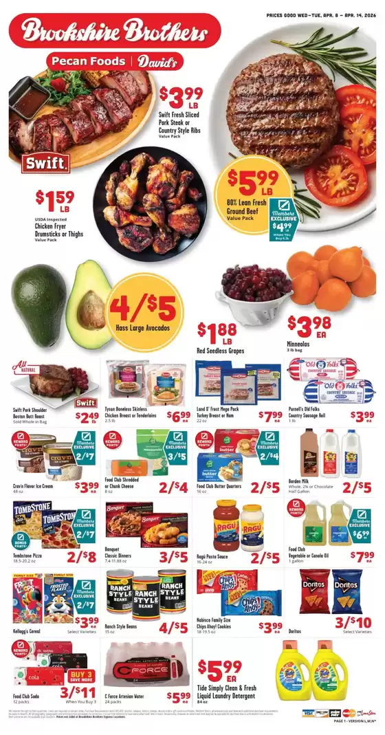 Brookshire Brothers catalogue | Attractive special offers for everyone | 2026-04-08T00:00:00.000Z - 2026-04-14T00:00:00.000Z