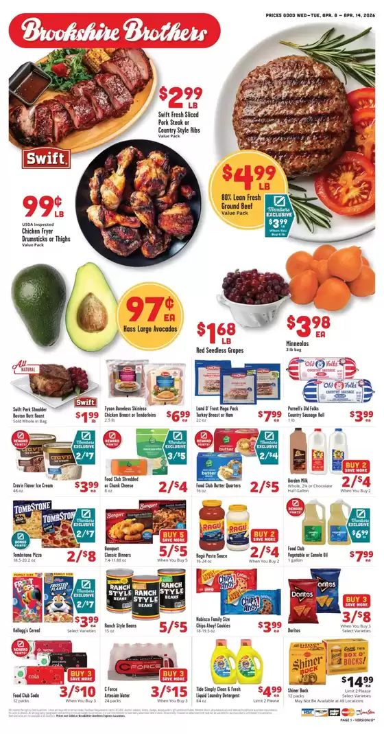 Brookshire Brothers catalogue | Offers for bargain hunters | 2026-04-08T00:00:00.000Z - 2026-04-14T00:00:00.000Z