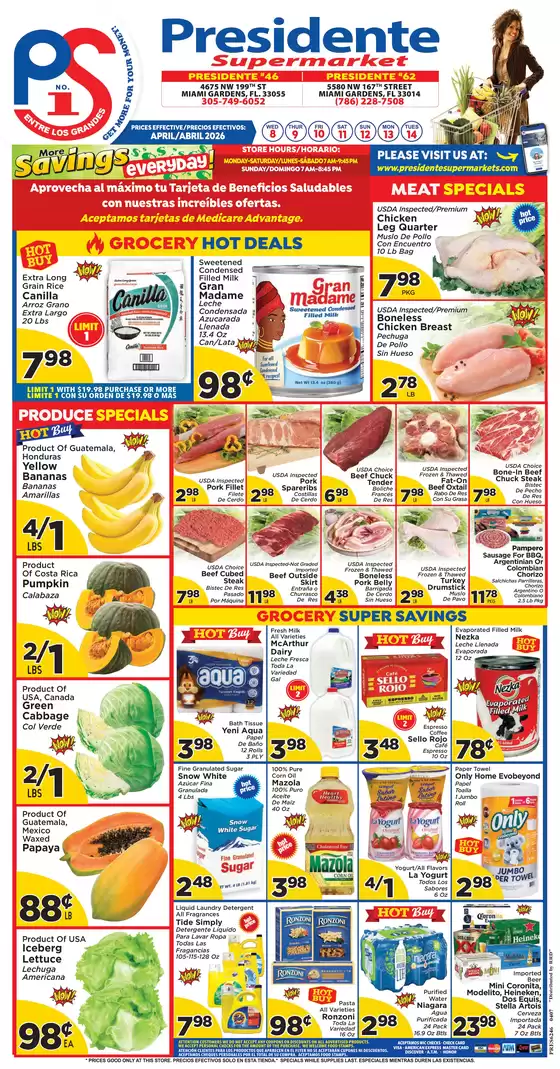 Presidente catalogue | Save now with our deals | 2026-04-01T00:00:00.000Z - 2026-04-30T00:00:00.000Z