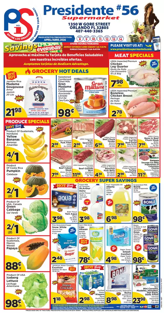 Presidente catalogue | Attractive special offers for everyone | 2026-04-08T00:00:00.000Z - 2026-04-14T00:00:00.000Z