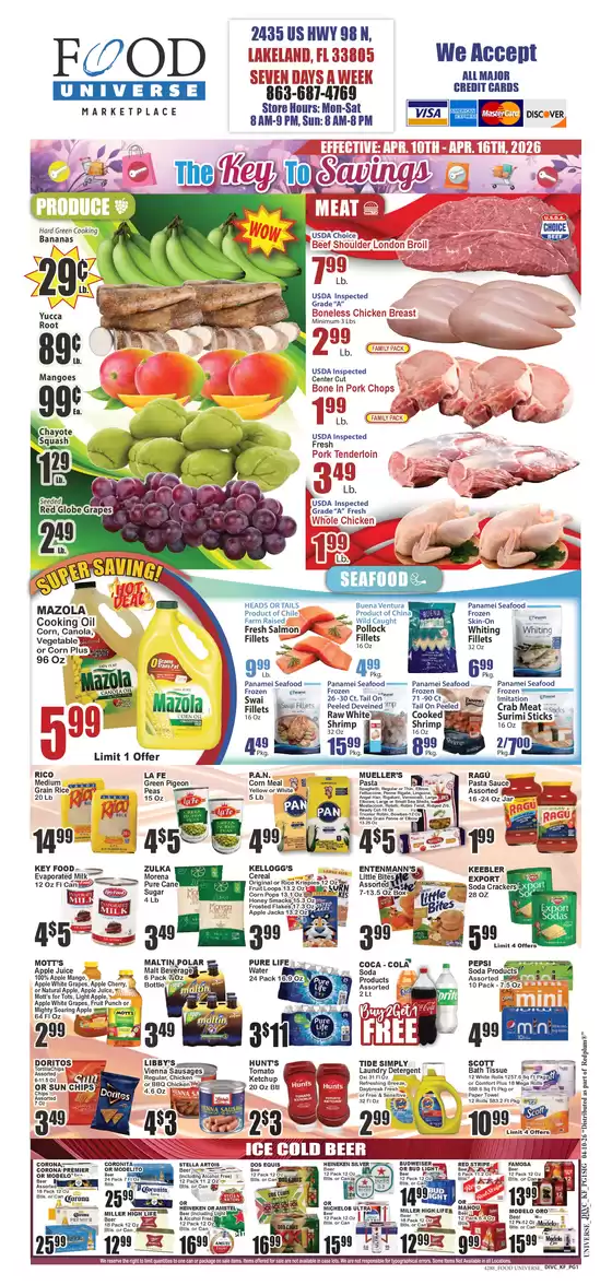 Food Universe catalogue | Food Universe weekly ad Next Week | 2026-04-10T00:00:00.000Z - 2026-04-16T00:00:00.000Z