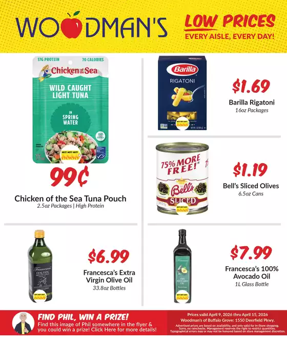 Woodman's catalogue | Discover attractive offers | 2026-04-09T00:00:00.000Z - 2026-04-15T00:00:00.000Z