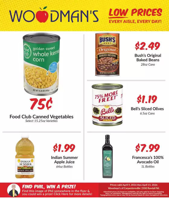 Woodman's catalogue | Current deals and offers | 2026-04-09T00:00:00.000Z - 2026-04-15T00:00:00.000Z