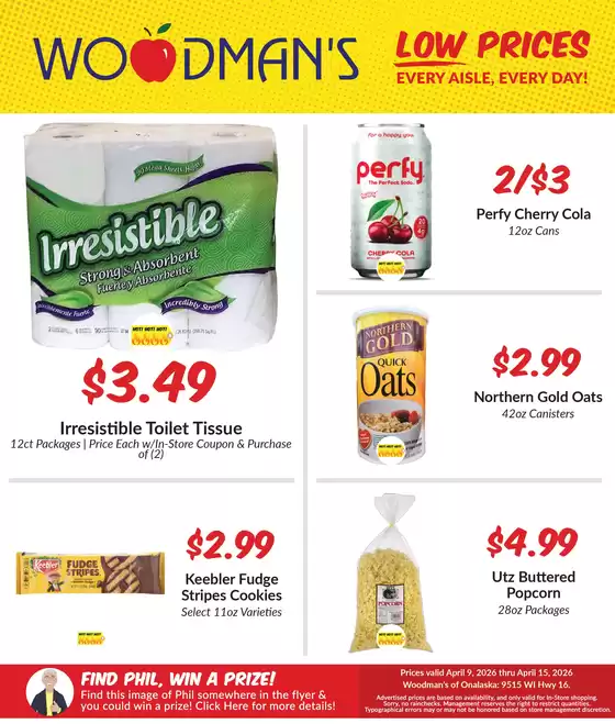 Woodman's catalogue | Wide range of offers | 2026-04-09T00:00:00.000Z - 2026-04-15T00:00:00.000Z