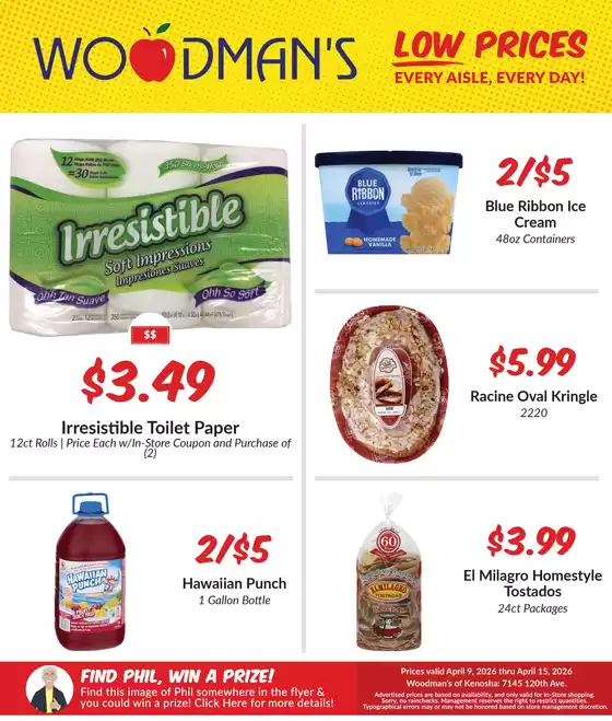 Woodman's catalogue | Great offer for all customers | 2026-04-09T00:00:00.000Z - 2026-04-15T00:00:00.000Z