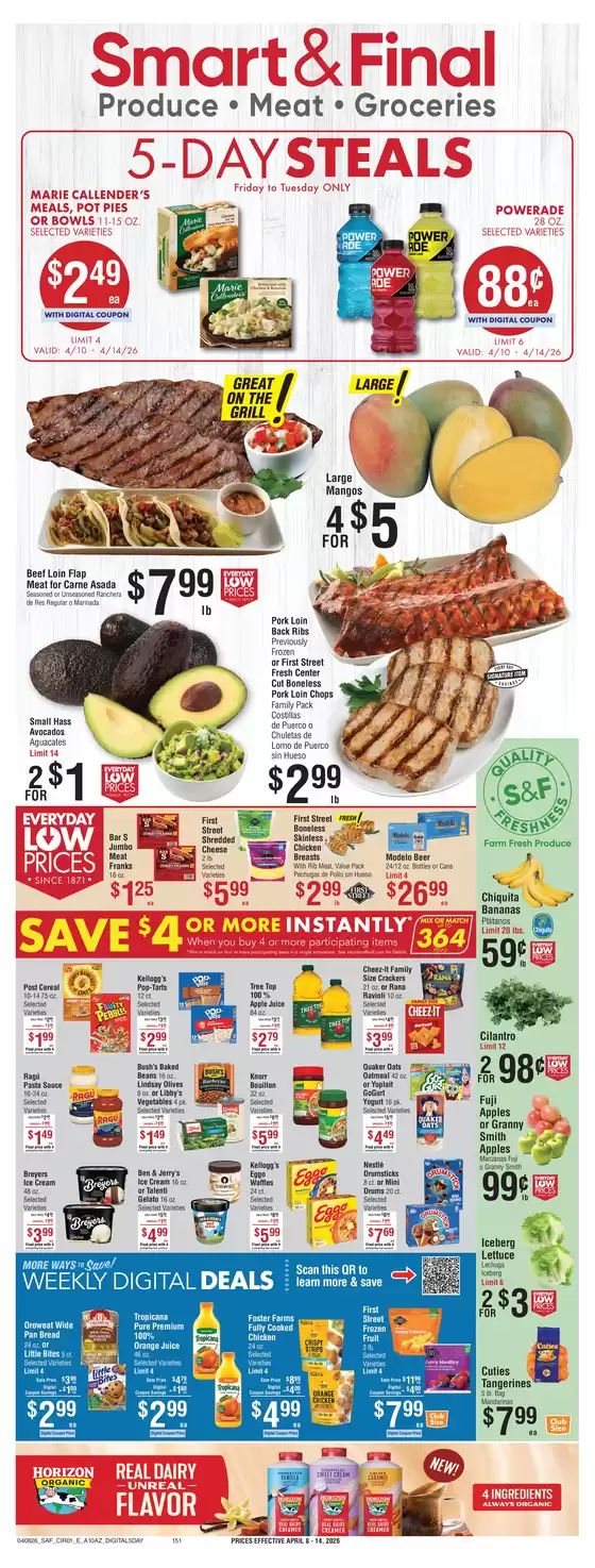 Smart & Final catalogue | Discounts and promotions | 2026-04-10T00:00:00.000Z - 2026-04-14T00:00:00.000Z