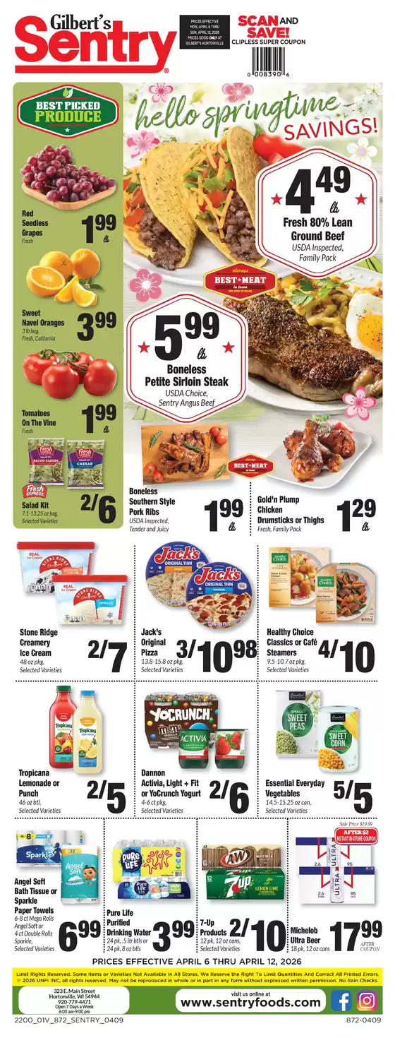 Sentry catalogue | Weekly Ad | 2026-04-06T00:00:00.000Z - 2026-04-12T00:00:00.000Z