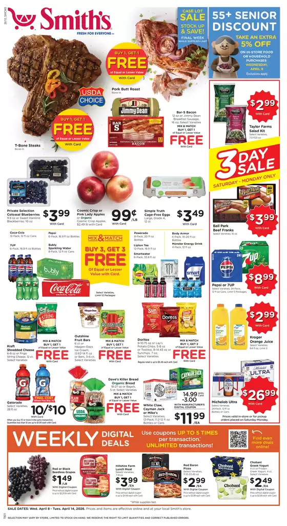 Smith's catalogue | Exclusive deals for our customers | 2026-04-08T00:00:00.000Z - 2026-04-14T00:00:00.000Z