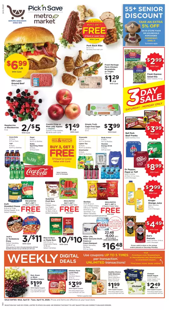 Pick'n Save catalogue | Our best deals for you | 2026-04-08T00:00:00.000Z - 2026-04-14T00:00:00.000Z
