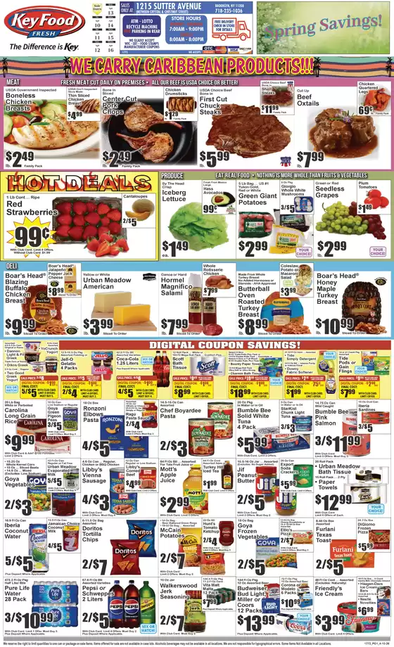 Key Food catalogue in Bayonne NJ | Current bargains and offers | 2026-04-12T00:00:00.000Z - 2026-04-16T00:00:00.000Z