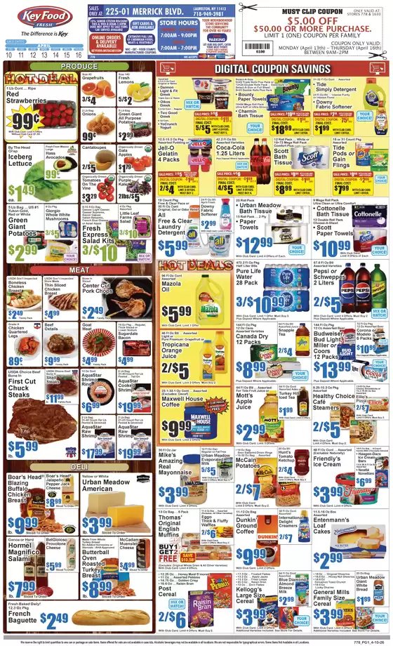Key Food catalogue in Middle Village NY | Our best deals for you | 2026-04-10T00:00:00.000Z - 2026-04-16T00:00:00.000Z