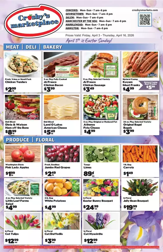 Crosby's Marketplace  catalogue | Catalog Crosby's Marketplace | 2026-04-03T00:00:00.000Z - 2026-04-16T00:00:00.000Z