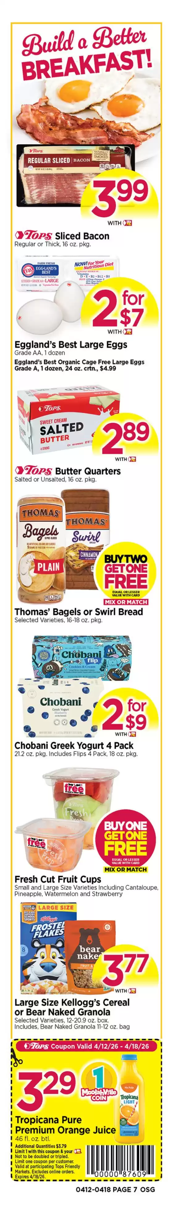 Tops catalogue | Build a Better Breakfast! | 2026-04-12T00:00:00.000Z - 2026-04-18T00:00:00.000Z