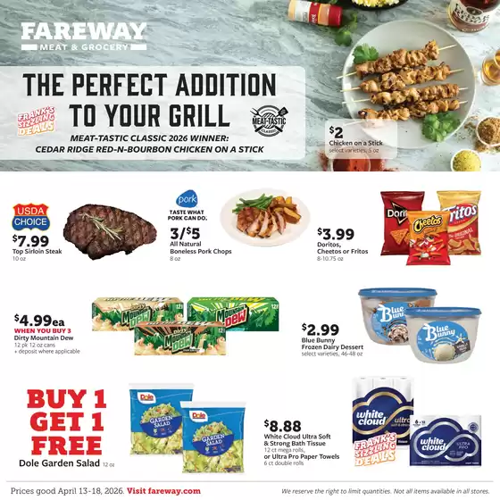Fareway catalogue | Current deals and offers | 2026-04-13T00:00:00.000Z - 2026-04-18T00:00:00.000Z