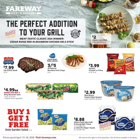Fareway catalogue | Great offer for all customers | 2026-04-13T00:00:00.000Z - 2026-04-18T00:00:00.000Z