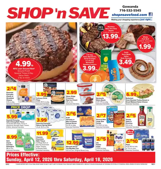 Shop 'n Save catalogue | Offers for bargain hunters | 2026-04-12T00:00:00.000Z - 2026-04-18T00:00:00.000Z
