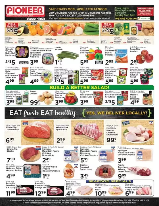 Pioneer Supermarkets catalogue | Pioneer Supermarkets weekly ad | 2026-04-13T00:00:00.000Z - 2026-04-19T00:00:00.000Z