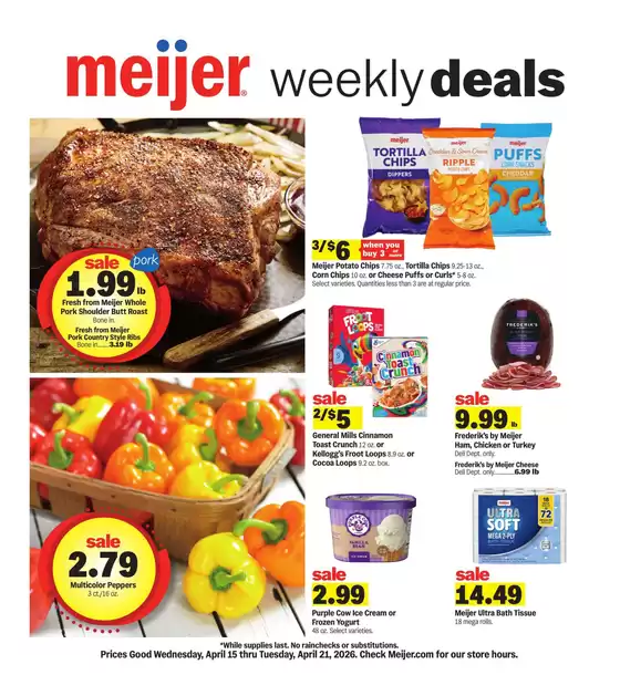 Meijer catalogue | Exclusive deals for our customers | 2026-04-15T00:00:00.000Z - 2026-04-21T00:00:00.000Z