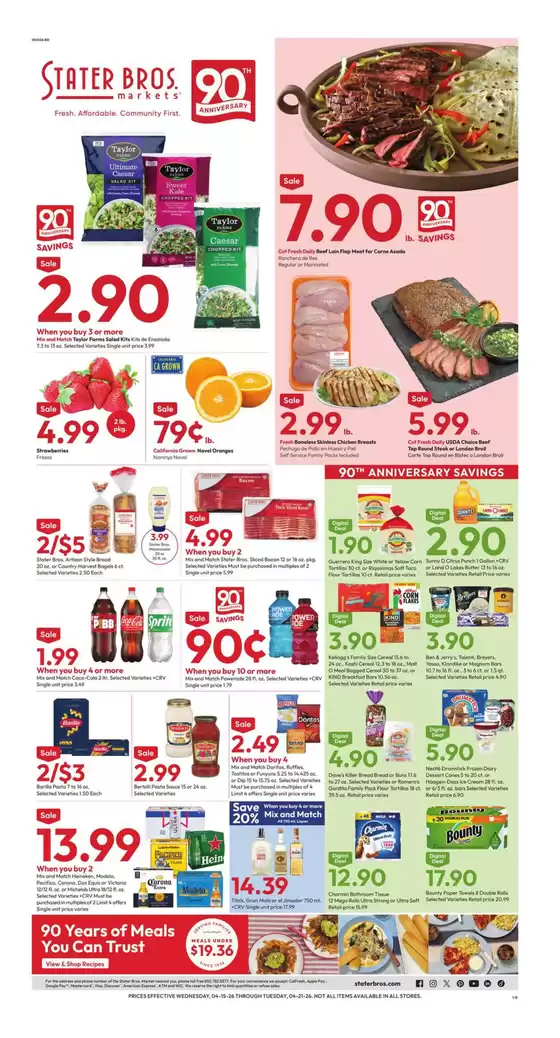 Stater Bros catalogue in Temple City CA | Special offers for you | 2026-04-15T00:00:00.000Z - 2026-04-21T00:00:00.000Z