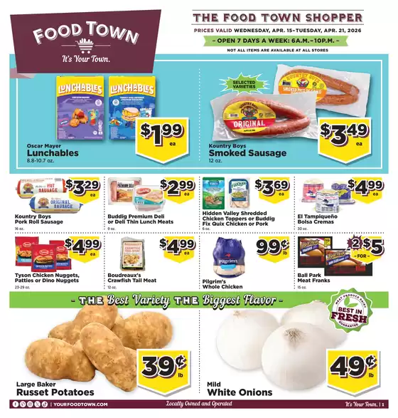 Food Town catalogue in Richmond TX | FoodTownInStoreAd | 2026-04-15T00:00:00.000Z - 2026-04-21T00:00:00.000Z