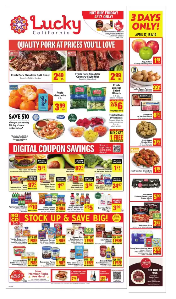 Lucky Supermarkets catalogue in Salinas CA | Weekly | 2026-04-15T00:00:00.000Z - 2026-04-21T00:00:00.000Z