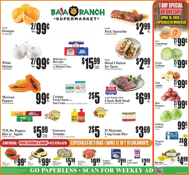 Baja Ranch catalogue | Baja Ranch weekly ad | 2026-04-15T00:00:00.000Z - 2026-04-21T00:00:00.000Z