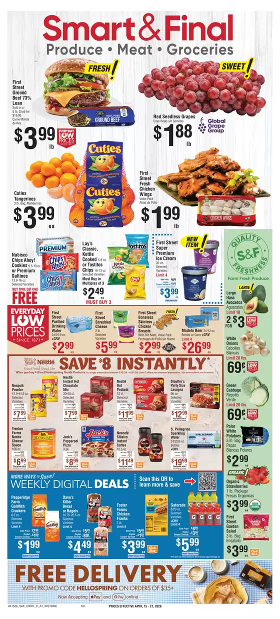 Smart & Final catalogue in West Sacramento CA | Weekly Ad Savings (04/15/2026 - 04/21/2026) | 2026-04-15T00:00:00.000Z - 2026-04-16T00:00:00.000Z