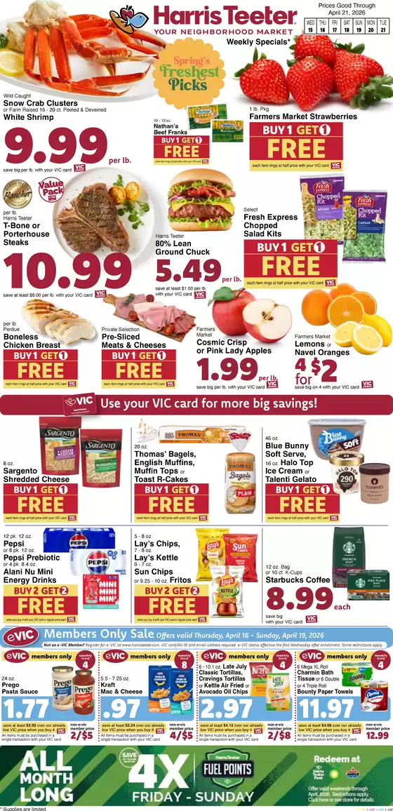 Harris Teeter catalogue | Our best bargains | 2026-04-15T00:00:00.000Z - 2026-04-21T00:00:00.000Z