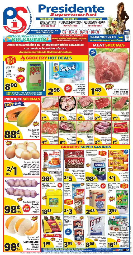 Presidente catalogue | Current deals and offers | 2026-04-01T00:00:00.000Z - 2026-04-30T00:00:00.000Z