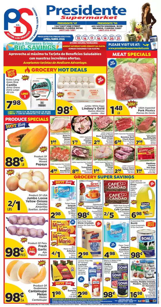 Presidente catalogue | Our best deals for you | 2026-04-15T00:00:00.000Z - 2026-04-21T00:00:00.000Z