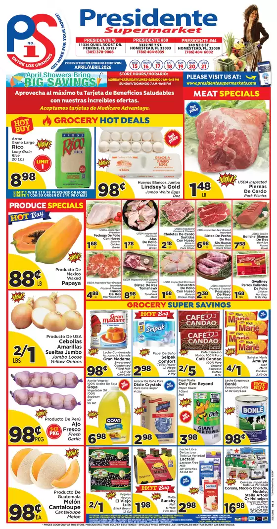 Presidente catalogue | Our best bargains | 2026-04-15T00:00:00.000Z - 2026-04-21T00:00:00.000Z