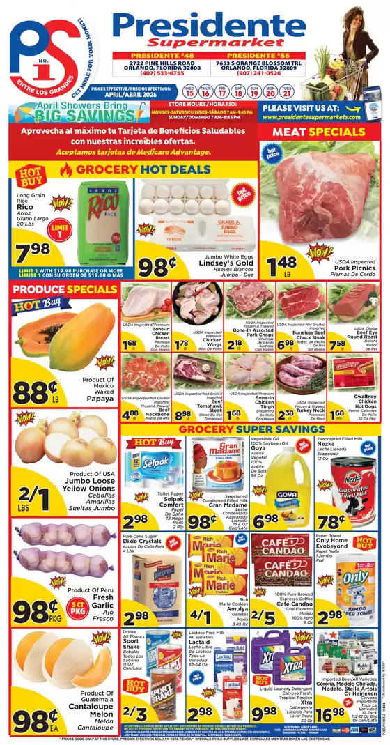 Presidente catalogue | Offers for bargain hunters | 2026-04-15T00:00:00.000Z - 2026-04-21T00:00:00.000Z