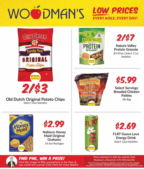 Woodman's catalogue | Our best offers for you | 2026-04-16T00:00:00.000Z - 2026-04-22T00:00:00.000Z