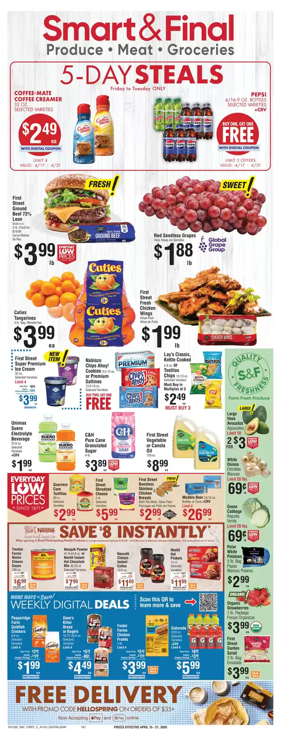Smart & Final catalogue in Norwalk CA | Discover attractive offers | 2026-04-17T00:00:00.000Z - 2026-04-21T00:00:00.000Z