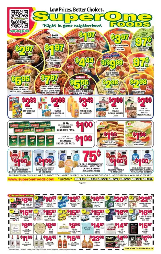 Super One Foods catalogue | Weekly Ad Savings | 2026-04-04T00:00:00.000Z - 2026-04-24T00:00:00.000Z