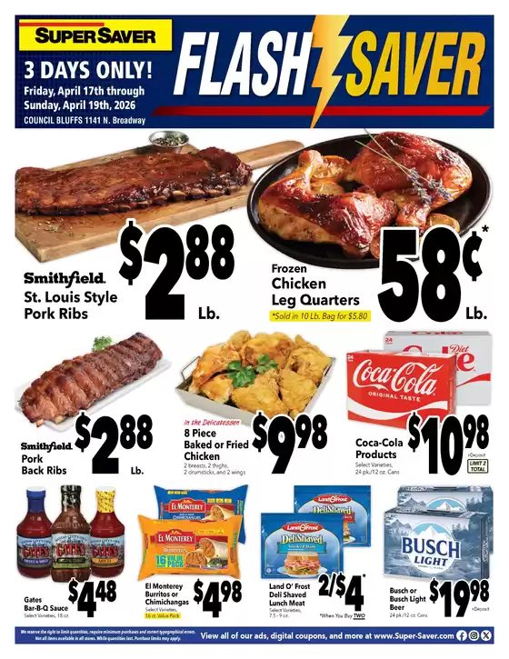 Super Saver catalogue | Great discounts on selected products | 2026-04-17T00:00:00.000Z - 2026-04-19T00:00:00.000Z