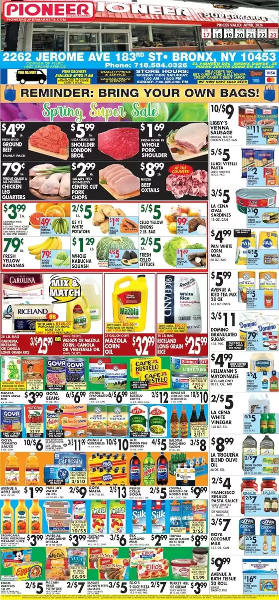 Pioneer Supermarkets catalogue | Current special promotions | 2026-04-17T00:00:00.000Z - 2026-04-23T00:00:00.000Z