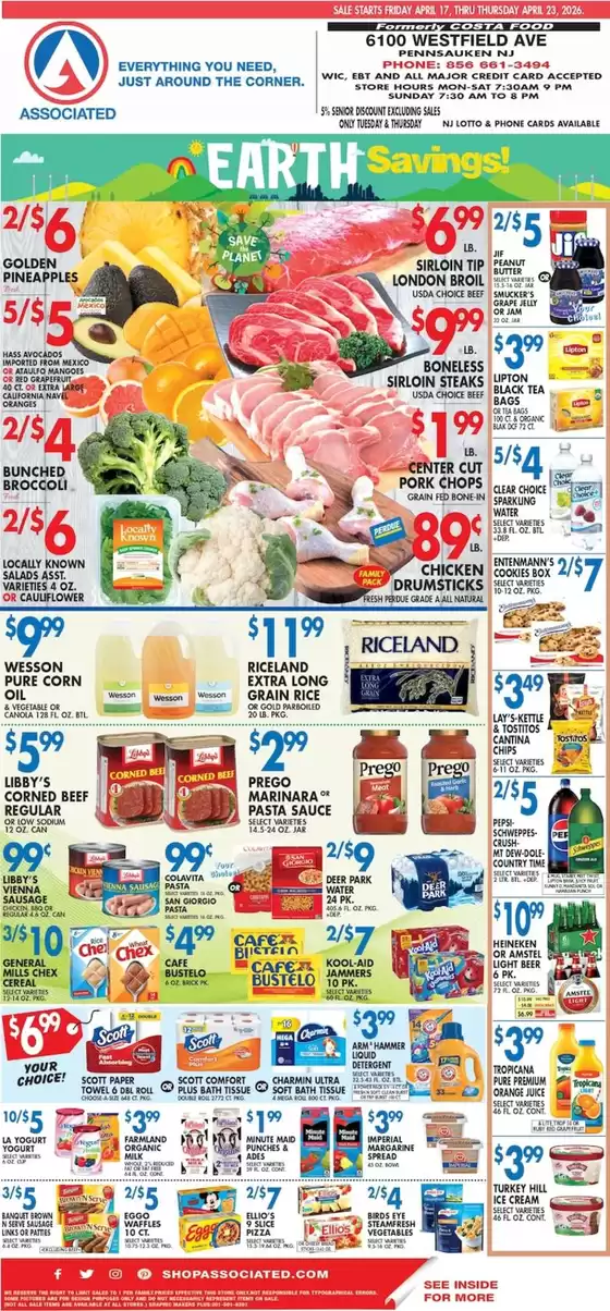 Associated catalogue | Associated weekly ad | 2026-04-17T00:00:00.000Z - 2026-04-23T00:00:00.000Z