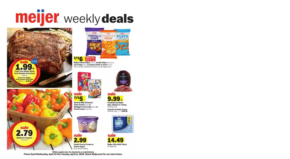 Meijer catalogue | New offers to discover | 2026-04-15T00:00:00.000Z - 2026-04-21T00:00:00.000Z