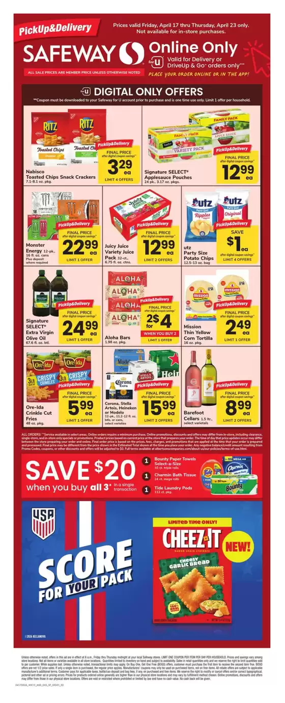 Safeway catalogue | Great offer for all customers | 2026-04-17T00:00:00.000Z - 2026-04-23T00:00:00.000Z