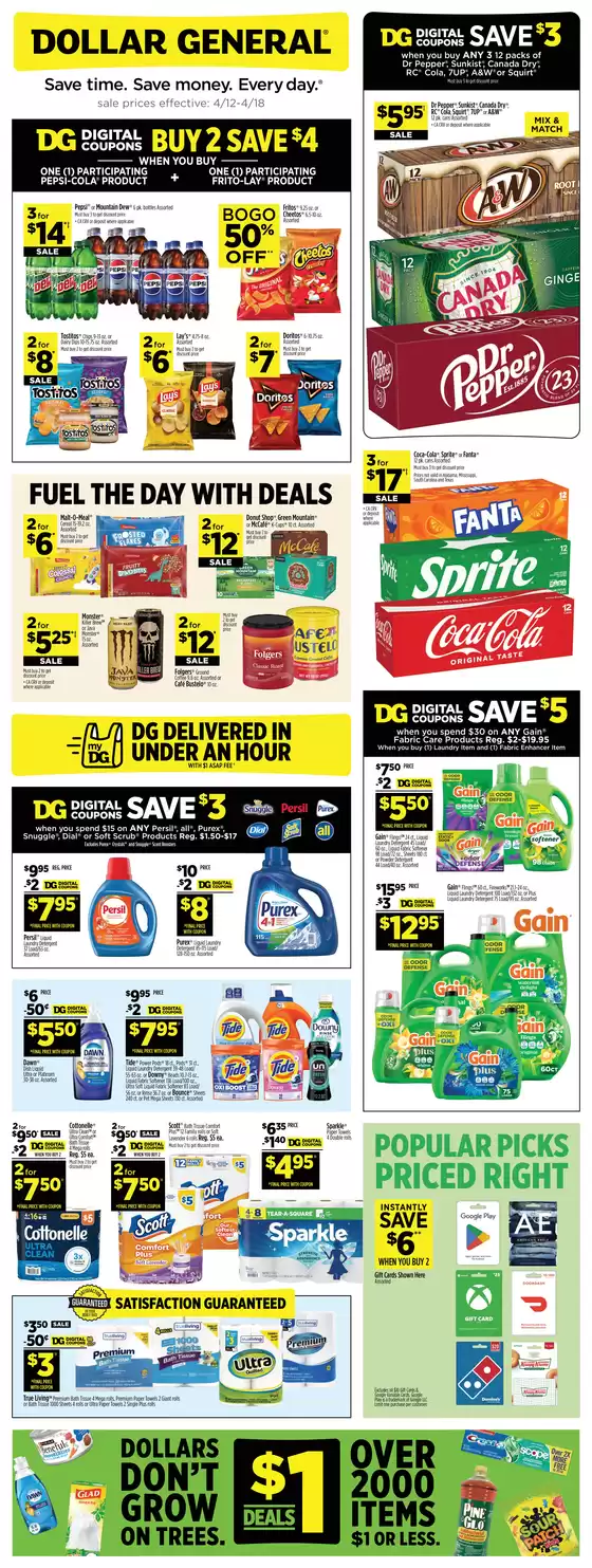 Dollar General catalogue | Exclusive deals and bargains | 2026-04-12T00:00:00.000Z - 2026-04-18T00:00:00.000Z