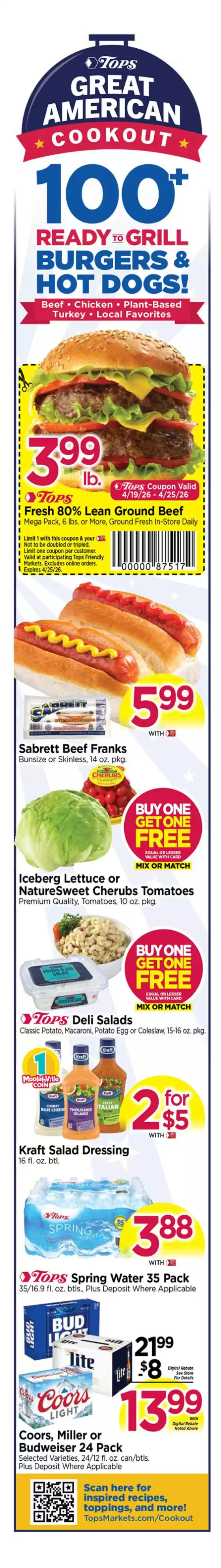 Tops catalogue | Great offer for all customers | 2026-04-19T00:00:00.000Z - 2026-04-25T00:00:00.000Z